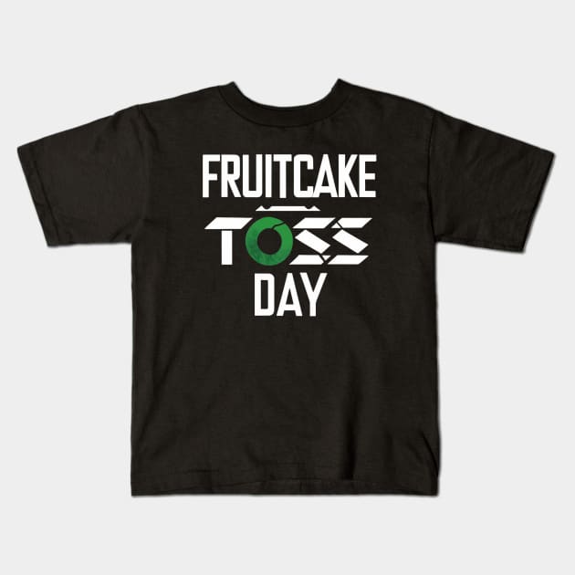 Fruitcake Toss Day Kids T-Shirt by Ruru Project Studio